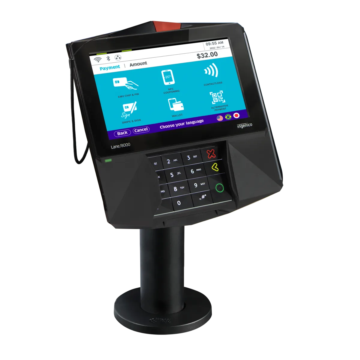 Ingenico Lane 7000 payment terminal